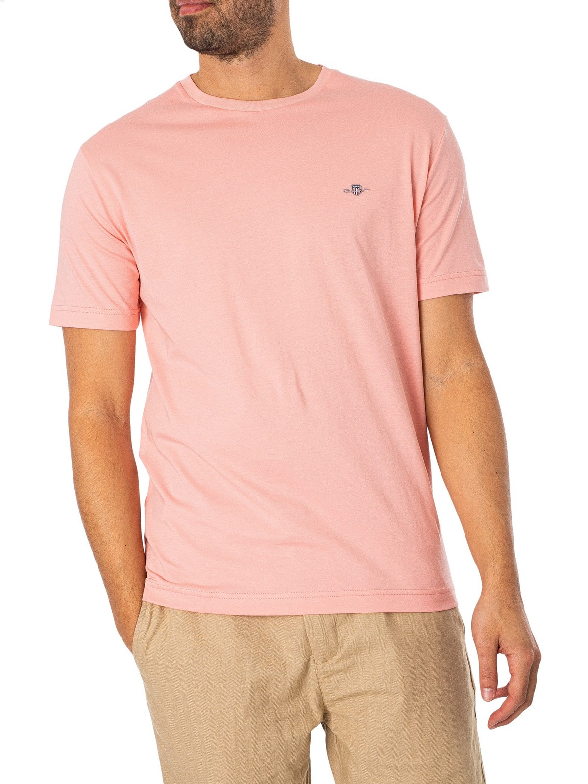 GANT Mens Regular Shield T-Shirt Pink 12990₽