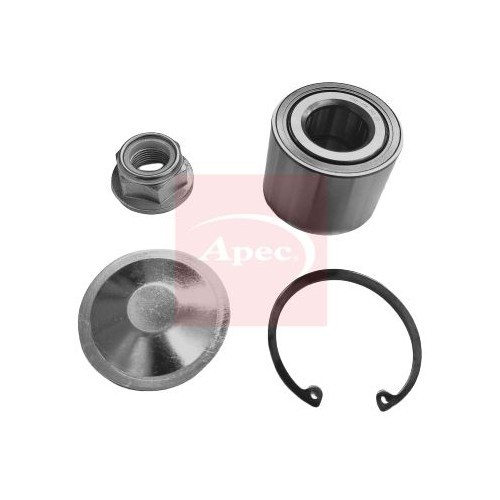Renault Clio IV 2012-2021 Radlager Satz Mit Magnetring Apec AWB1179-image