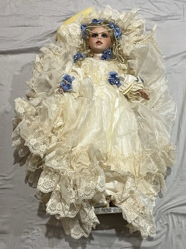 1996 WELDEN MUSEUM Fine Porcelain Doll TARALEE 91/1500 P. Rose 22" In Box Mint
