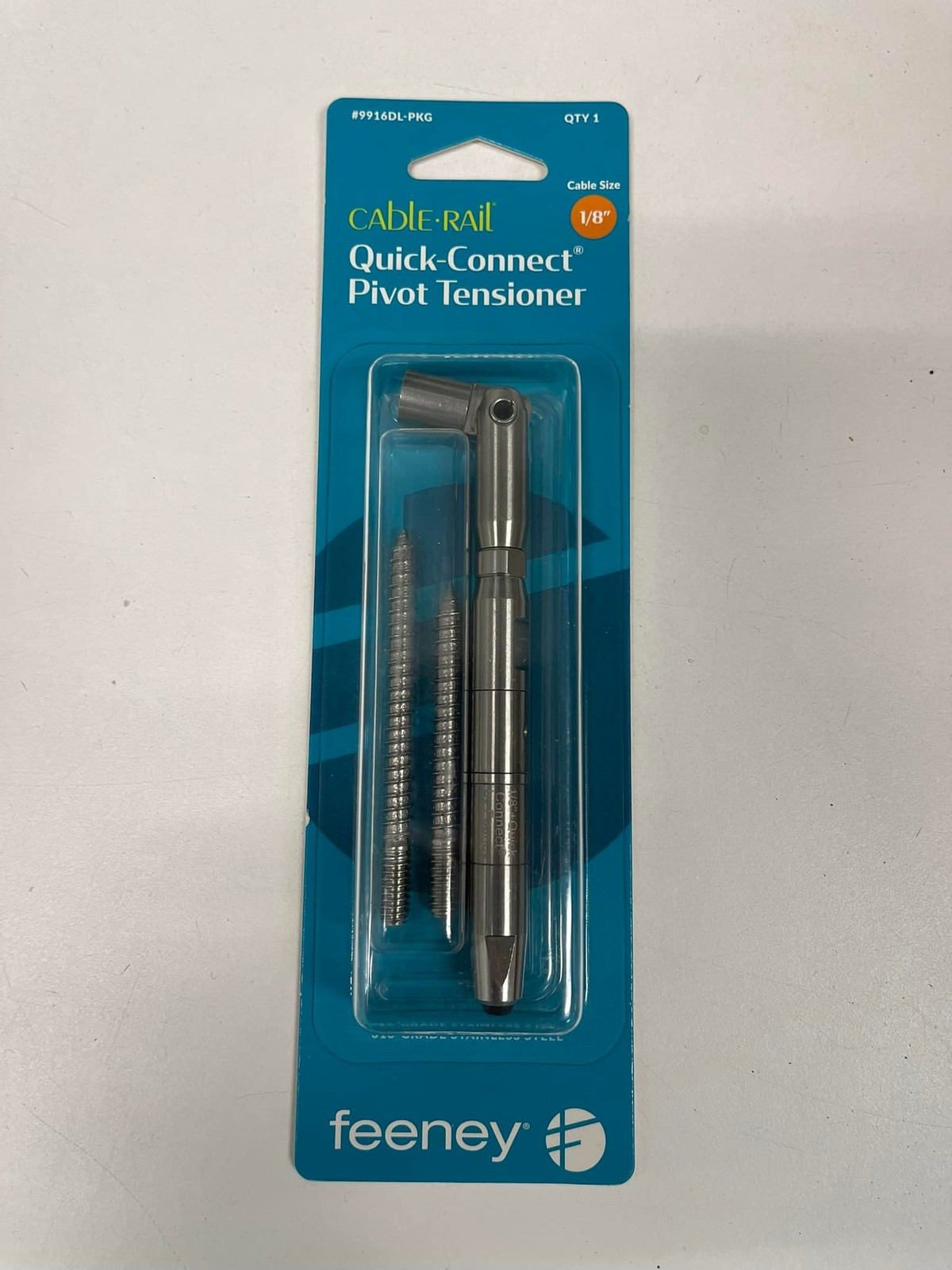 Feeney CR-9916DL-PKG CableRail 1/8" Quick Connect Pivot Swivel Turnbuckle