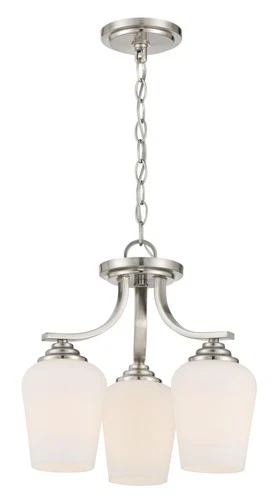 Minka Lavery 4926 Shyloh 3 Light 16"W Vantage Semi-Flush Ceiling - Coal - Picture 3 of 5