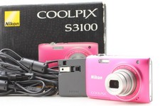 MINT in Box NIKON COOLPIX S3100 14.0MP Compact Digital Camera Pink From JAPAN