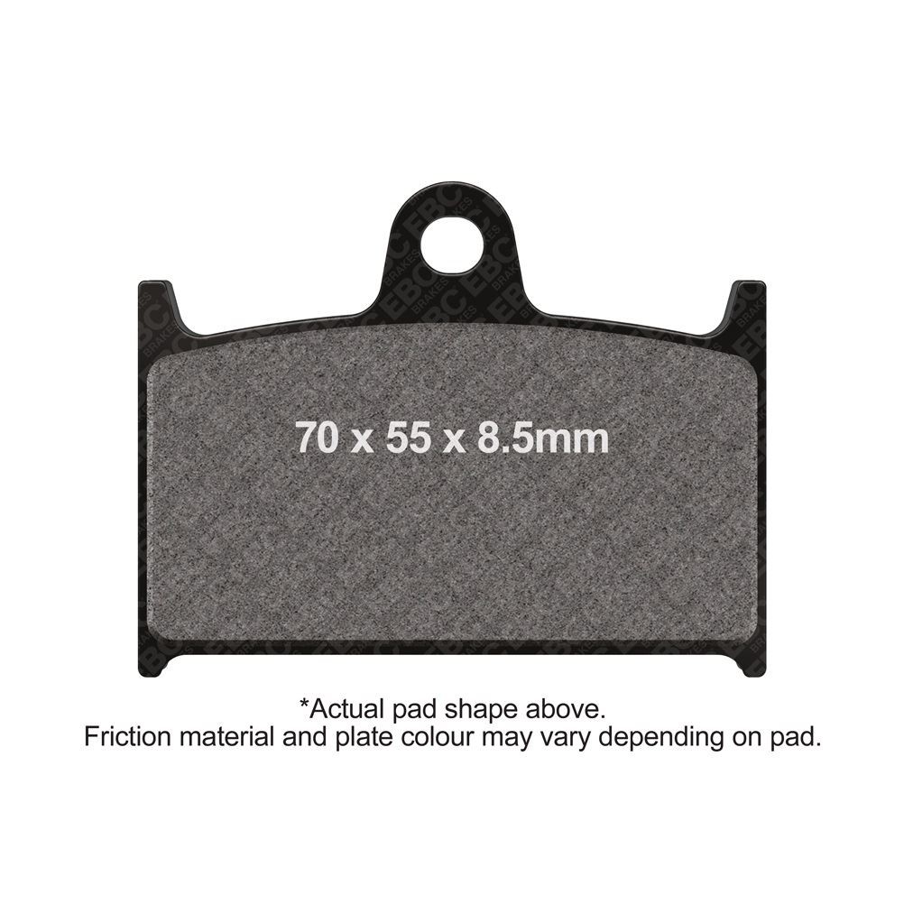 EBC Motorcycle Brake Pads DMX Front Left Triumph Daytona 750 3 cyl 1992
