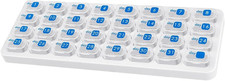 Monthly Pill Organizer, Large Travel Pill Box 31 Day, Daily Pill Case, Pill Hold