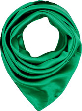 35 35 Inches Large Square Women'S Satin Silk like Head Scarf Fashion Pattern