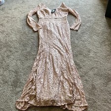 NWT Fashion Nova Mauve Flirtation Lace Dress SIZE XL