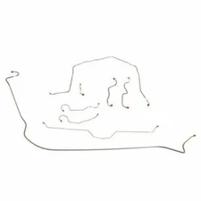 Complete Brake Line Kit Fits Chevrolet Corvette 1970-1973 Power Brakes VCK7002SS