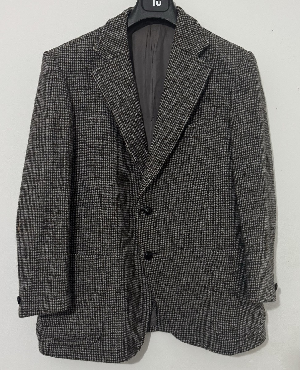 Harris Tweed Men's apex 40 to 42 R Grey Blazer Jacket | eBay UK