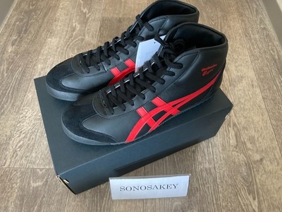 Onitsuka Tiger MEXICO Mid Runner 1183B577 001 BLACK/CLASSIC RED New in Box  Australia