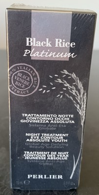 Perlier Black Rice Night Treatment Eye Contour Absolute Youth 0.50 fl.oz