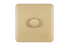 Image of Schneider Electric Lisse Screwless Deco - Single 1 Way Dimmer Light Switch, Main
