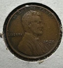 1924D US LINCOLN Cent! "Denver" Mint! Semi Key Date! FINE/VF Old US Coin!