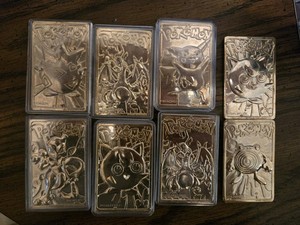 pokemon gold plated cards ebay Burger King Pokemon Gold Cards Complete Set