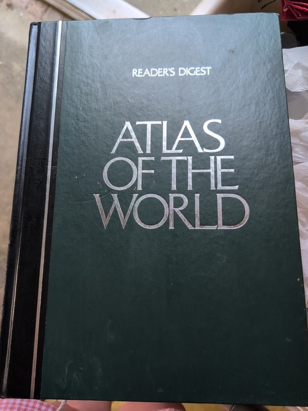 Reader’s Digest Atlas Of The World 1987, Pristine Condition