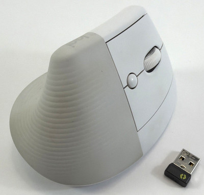 Logitech Lift Vertical ergonomische kabellose Maus MR0094 Bluetooth 4000dpi Weiß