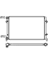 Alcius Radiator fits Volkswagen Golf 2.0 MKV,1K1 GTI (RADVW241A)