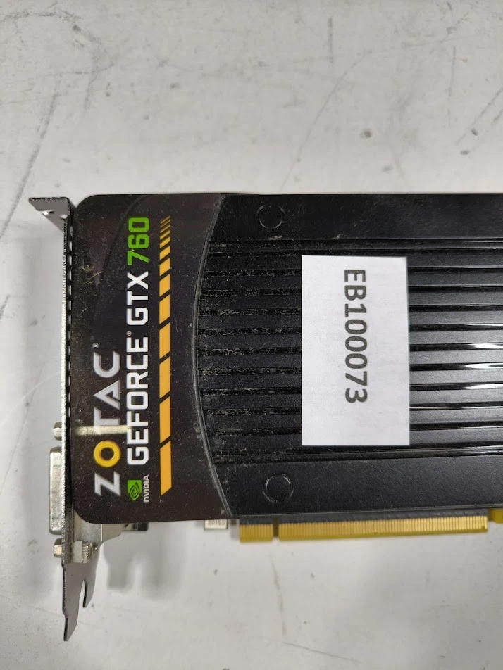 ZOTAC GeForce GTX 760 Graphics Card - Used, Working, Cosmetic Wear - Image 2 of 4