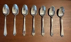 Minuet By International Sterling Silver Flatware 7 Piece Teaspoons 5 7/8" 209g