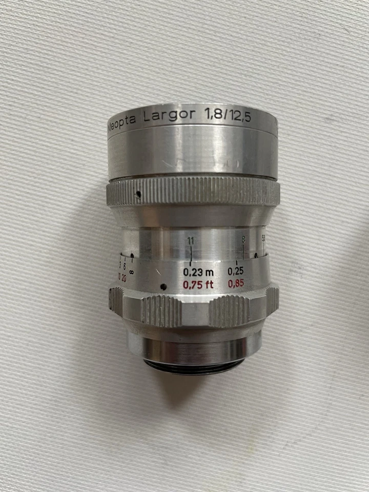 Meopta Largor lens 12,5mm f/1.8 Mount M25 C mount - Image 3 of 4