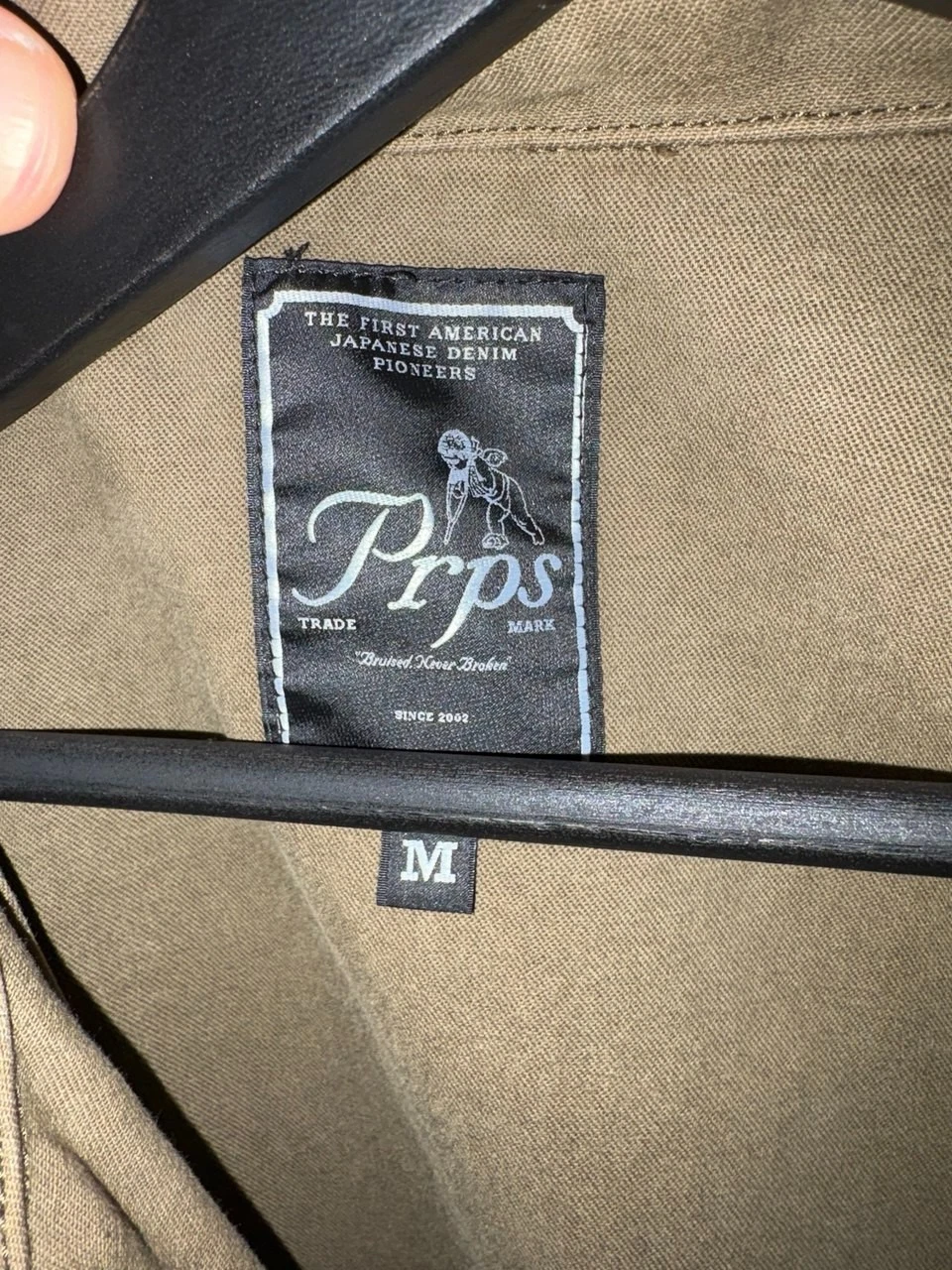 Rare PRPS Military M65 Field Jacket Olive Green Size M - Distressed Cotton Army - product detail image 10