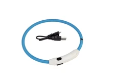Coastal Pet Coastal USB Light-Up Neck Ring, Blue, 24 in. Maximum