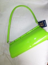 Abendtasche Party Grün Lack Klein Schultertasche