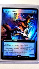 2022 MTG Magic the Gathering Secret Lair Drop Foil #628 Winged Sliver Ext Art
