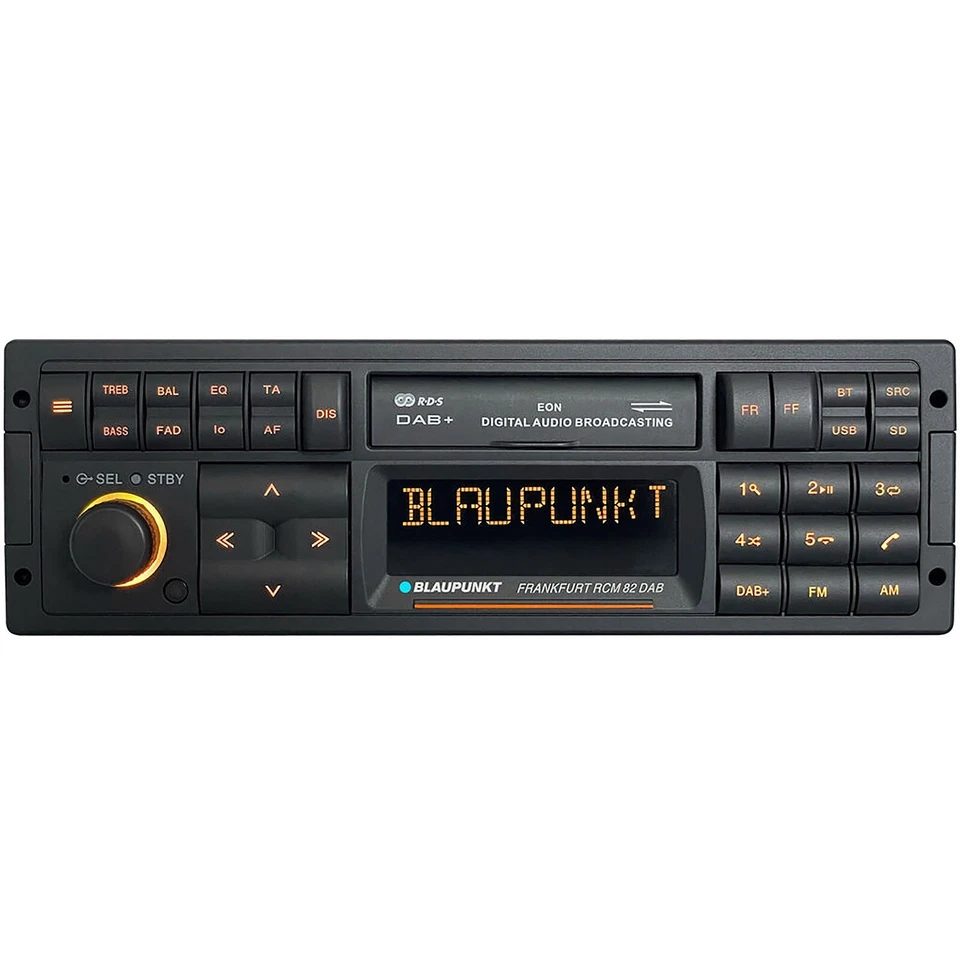 Blaupunkt Frankfurt Rcm 82 Lenguado Retro Radio de Coche Bluetooth USB SD A2DP - Imagen 1 de 4