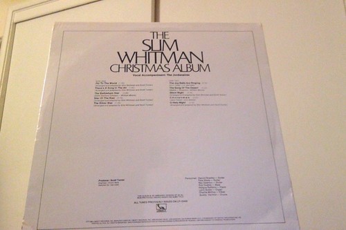 M SEALED The SLIM WHITMAN Christmas Album lp Joy To The World JORDANAIRES vocals - Picture 6 of 10