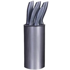 Mayer & Boch 5-Piece Knife Set with Round Block- Professional Stainless Steel