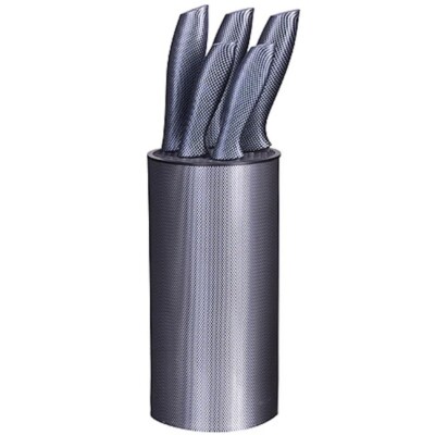 Mayer & Boch 5-Piece Knife Set with Round Block- Professional Stainless Steel