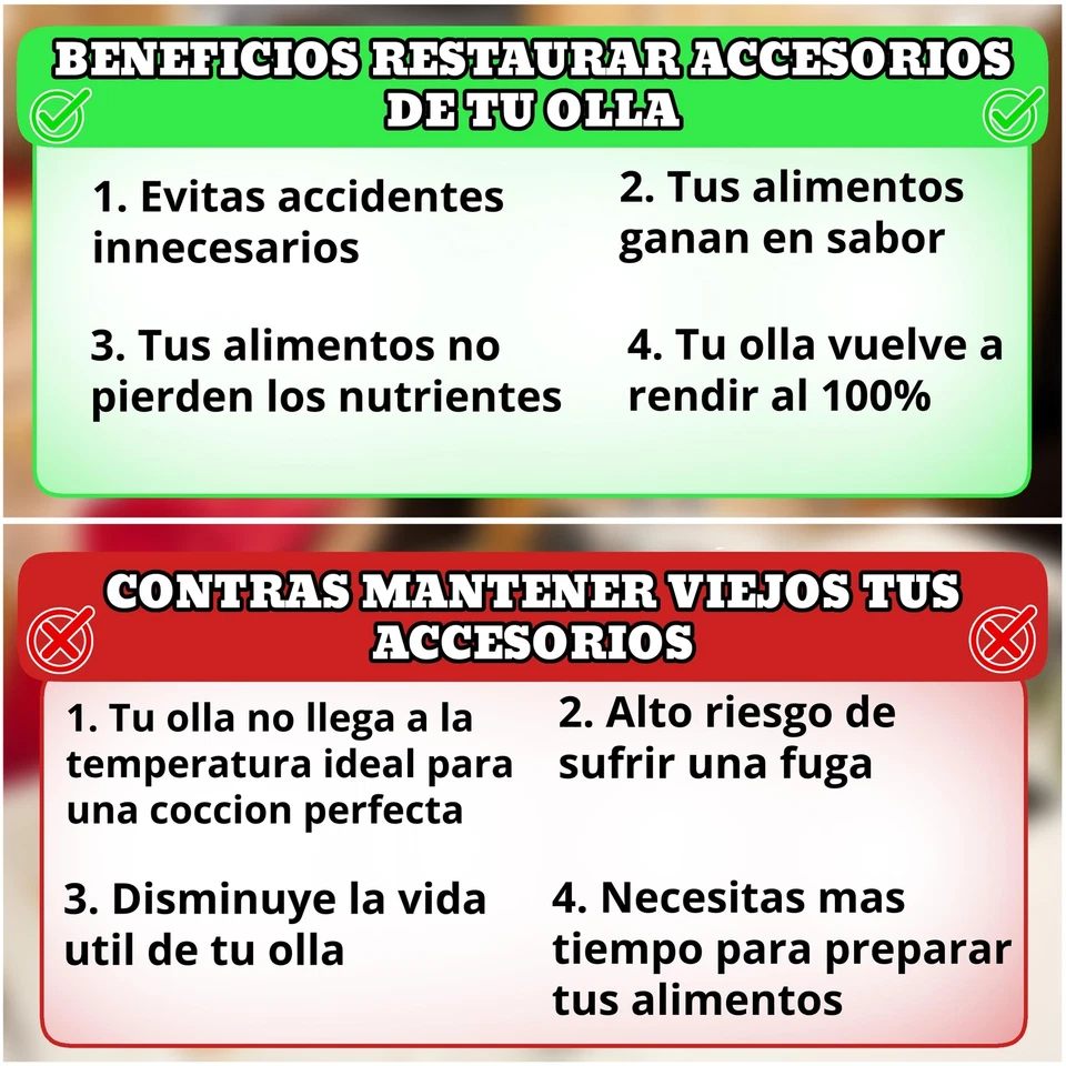 2 gomas de sellado para Perfect y WMF Perfect Plus + 2 juntas de repuesto para V... Foto 4 de 4
