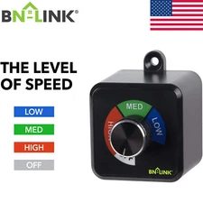 BN-LINK Fan Speed Controller Variable 3Speed Controller Wireless for Ventilation