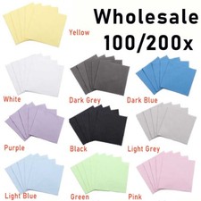 100/200x Anti-Tarnish Silver Polishing Cleaning Cloth Cleaner Platinum Jewelry