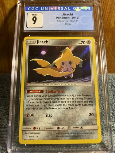 Jirachi graded CGC 9 for sale on eBay