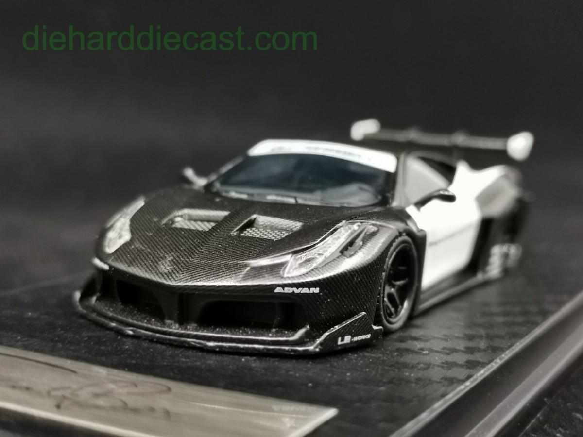 現品 LBWK Ferrari フェラーリ 458 GT 1/64 黒 ミニカー 1:64 LB Works Ferrari 458 GT LB Venue Black White | eBay