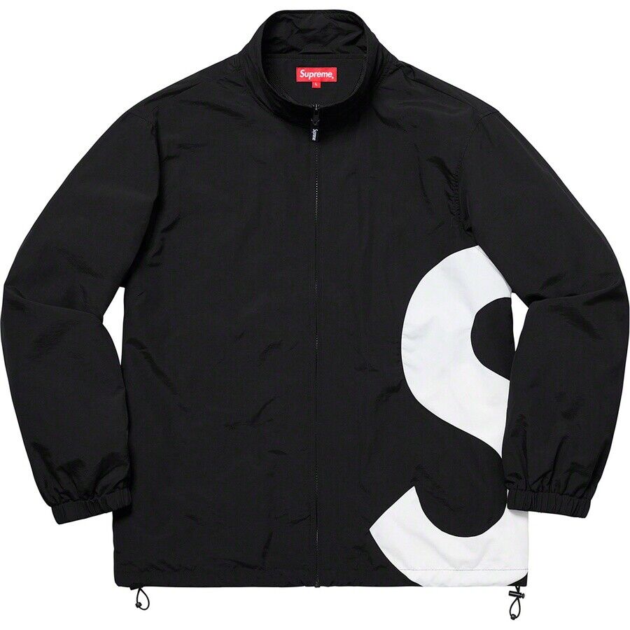 XL 黒 Supreme S Logo Track Jacket