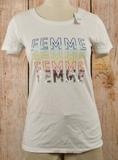 NWT Womens GAP Favorite Crew Neck T-Shirt White Femme - 869468