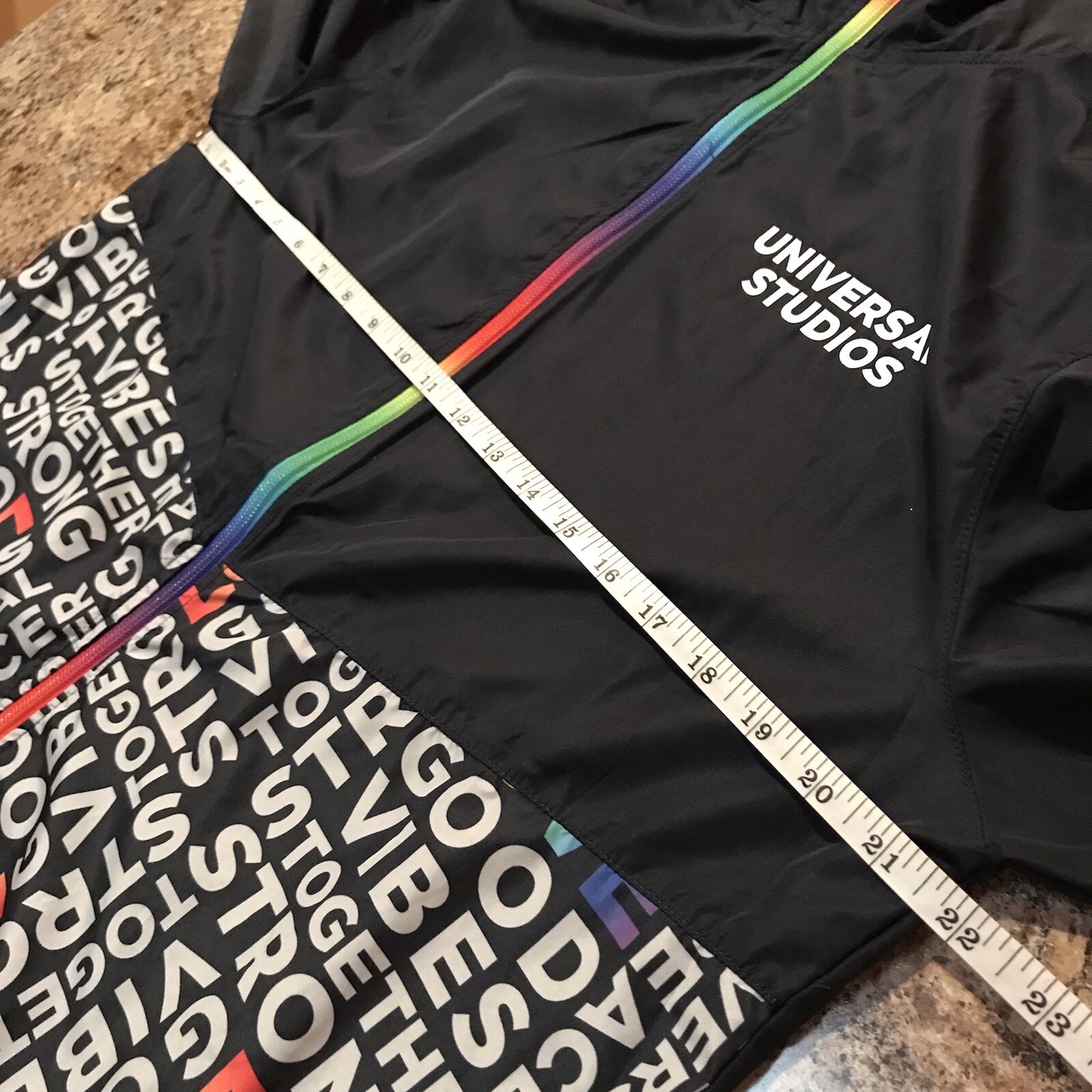 Universal Studios PRIDE Windbreaker Jacket Full Z… - image 12