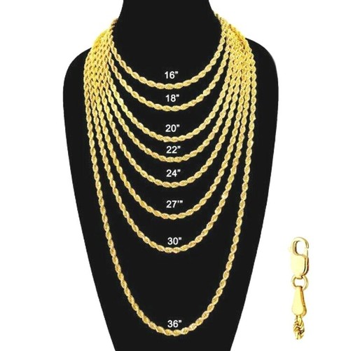 Hip Hop 14K Gold GP 8mm Solid Rope 