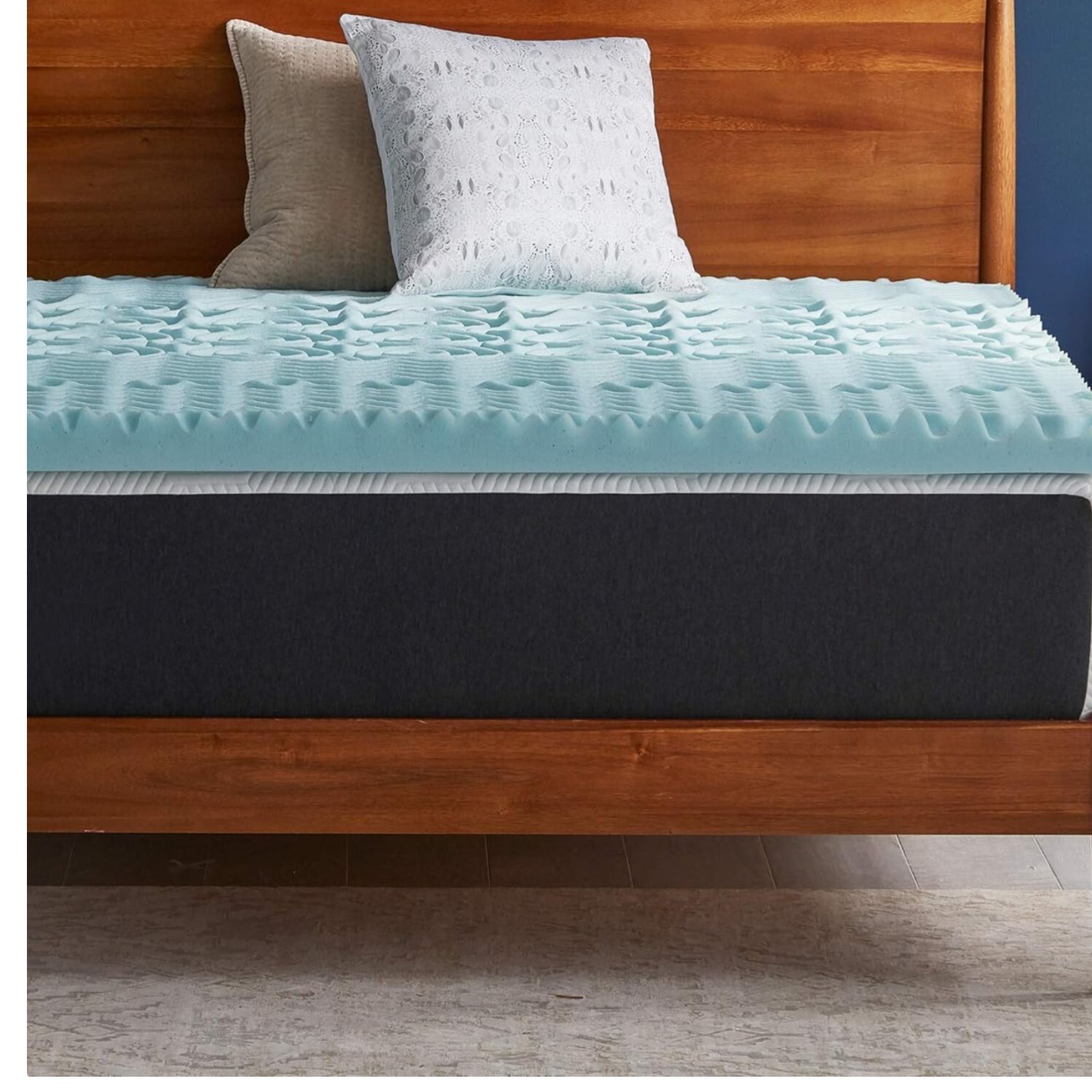 5-Zone 3-Inch Gel Memory Foam Mattress Topper for Twin Beds Extra Soft Support