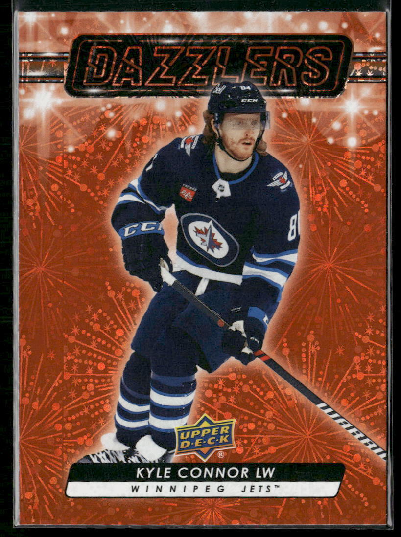 Kyle Connor 2023-24 Upper Deck #DZ-80 Dazzlers Orange | eBay