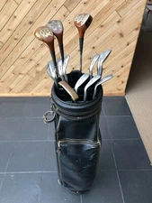 Golf clubs complete set Arnold Palmer Axiom Irons, PowerBilt Woods