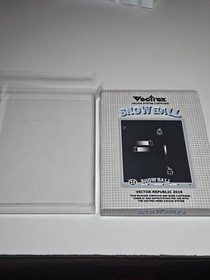 Vectrex Snow Ball Complete Boxed Game by Vector Republic in Teal Blue #132