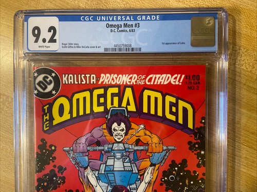 Omega Men 3 1st App LOBO CGC 9.6 + 9.2 ๐ Keith Giffen #JasonMamoa DC JAMESGUNN - Picture 14 of 23