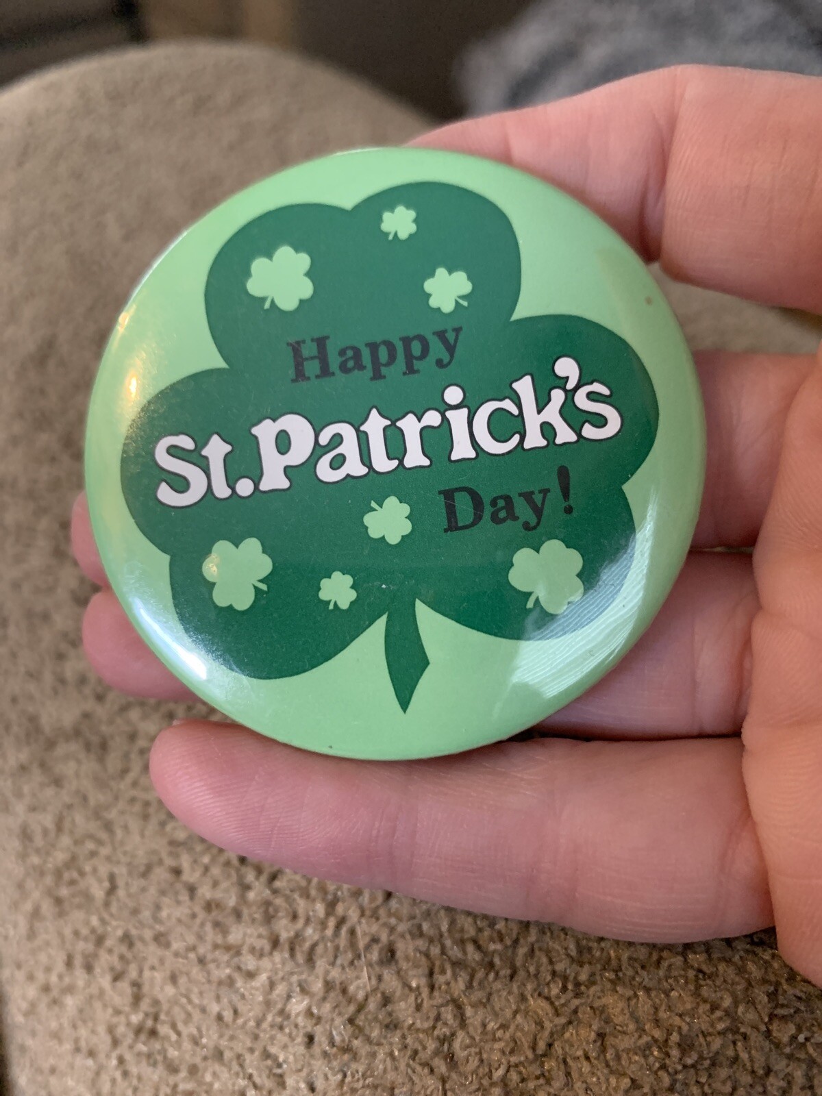 Happy St. Patrick’s Day Pin-Back Pinback Button Pin Vintage (GW1) | eBay