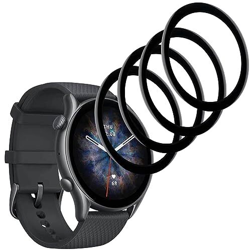 [4 Pezzi] KELOLIN Pellicola Protettiva per Amazfit GTR 3 Pro Facile da (P8q)