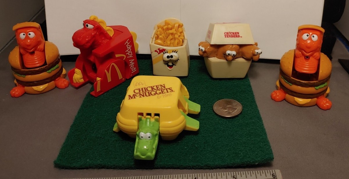 1989/90 McDonald's 6 toys - 2 ROLLER RACER'S Happy Meal Toys Pre