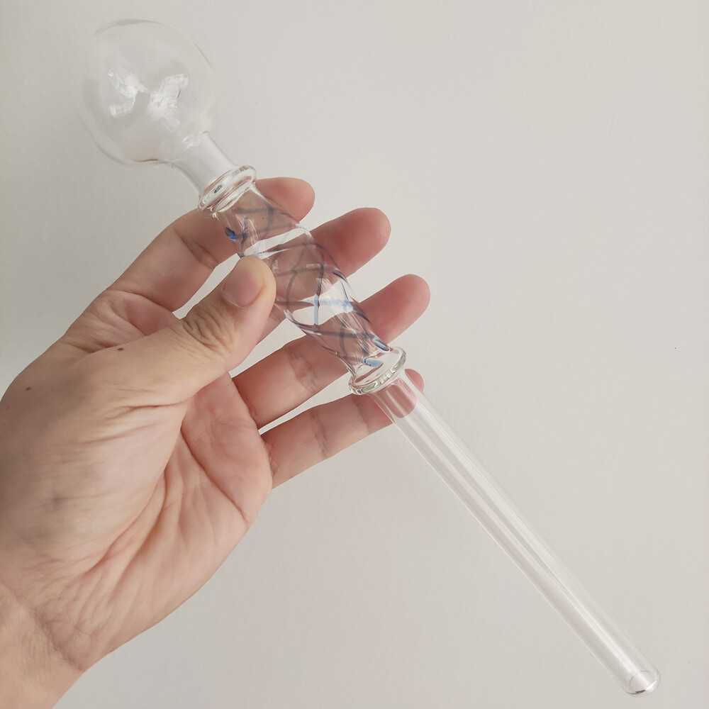 Jumbo Dual Bubbles Glass tube stem Bubble Straw 11 inch Long eBay