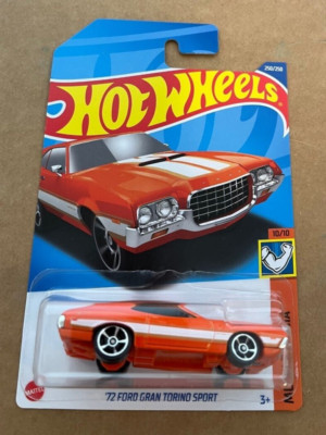 2022 Hot Wheels #250 Muscle Mania '72 Ford Gran Torino orange A69